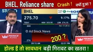 BHEL, Reliance share latest news | Bhel share news today
