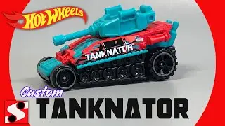 Hot Wheels Tanknator Custom - A Painting Exercise #hotwheels #tank #customhotwheels