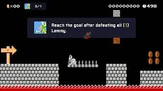 [1-1] Lemmy's Castle Super Mario Maker 2 Level Code: K47-HFF-QWF