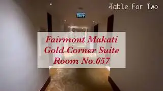 Fairmont Makati, Gold Corner Suite