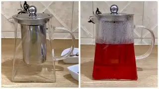 Glass Teapot Unboxing | Hibiscus (Roselle) Tea Recipe with Health Benefits