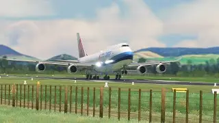 INSANE Takeoff! China Airlines Boeing 747 Departs One of the World&rsquo;s Most Dangerous Airports