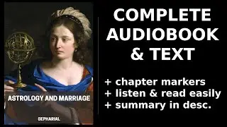 Astrology and Marriage 💚 By Sepharial. FULL Audiobook