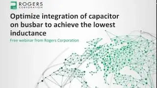Optimize the integration of capacitors on busbar to achieve the lowest inductance