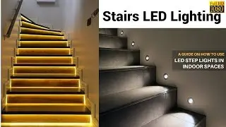 21+ Staircase lighting Design Ideas | LED Profile StripLight 💡 | 2021