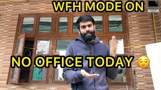 No Office Today | WFH Boring Day Turned Into a Vlog 😅 | Corporate Life India