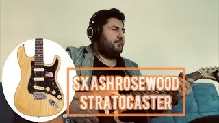 SX sst ash Rosewood naturel stratocaster sound test