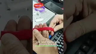 Marking on  silicone bracelets