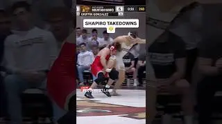 Meyer Shapiro puts on a takedown clinic to secure the tech fall 💪