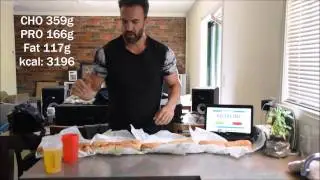 $20 @Subway Challenge (4 footlong sandwiches) Randy Santel