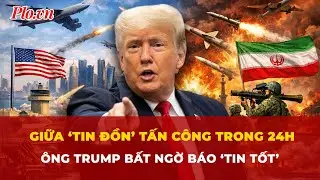 Giữa ‘tin đồn’ tấn công trong 24 giờ, ông Trump bất ngờ báo nhận được tin ‘rất tốt’ từ Iran