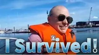 Boating on a Budget!! first run in with a big boat