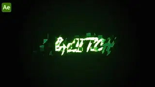 Distorted Glitch Text Effect in After Effects - After Effects Tutorial 2023