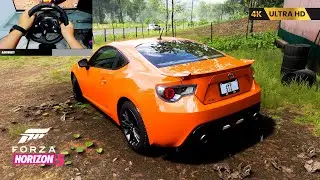 This STOCK Toyota 86 2013 Has INSANE Potential in Forza Horizon 5 🔥 | 4K Ultra HD + Logitech G920
