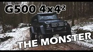 Mercedes G500 4x4 hoch 2 | 4x4squared | 4x4&sup2; made in Graz | flat black Monster