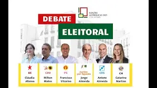 Debate entre os candidatos às Autárquicas 2025 em Águeda