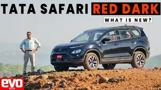Tata Safari Red Dark | New features explained | evo India