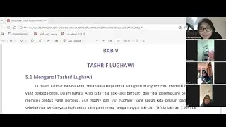 Kelas Shorof- 8: Tashrif Lughowi Fiil Madhi dan Fiil Mudhori'