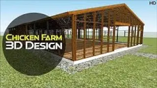 Chicken Farm Design 3D | Chicken Cage Designing 3D Animation | Discovery Agriculture