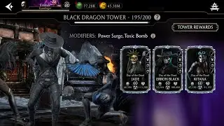Fatal Black Dragon Tower Battle 195 | MK Mobile