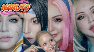 【NARUTO】ナルトメイク💄naruto•sasuke•sakura•tsunade MAKEUP【ハロウィンメイク】