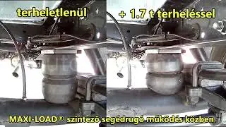 Maxi-Load &reg; szintező seg&eacute;drug&oacute; műk&ouml;d&eacute;s k&ouml;zben