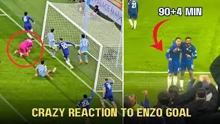 Crazy Chelsea Fans Reaction after Enzo Fernandez Last Min Goal Vs City