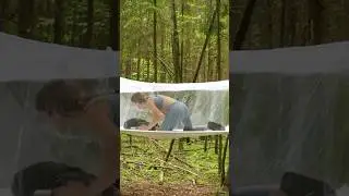 How to Set up a Tent Using Only Plastic Wrap