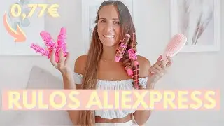 ONDAS CON RULOS de Aliexpress | Ondas sin calor con rulos, fácil y rápido