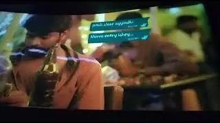 After long time watched movie on silver screen In Telugu