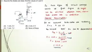 ANALOG ELECTRONICS |MULTIPLE CHOICE QUESTIONS|PART 1