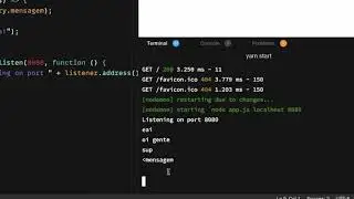#3 Enviando mensagens - Construindo um chat simples com node.js e html