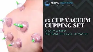 ARG 12 CUP VACUUM CUPPING SET (ARG 710) | VACUUM MASSAGE SUCTION CUPS | ARG HEALTHCARE