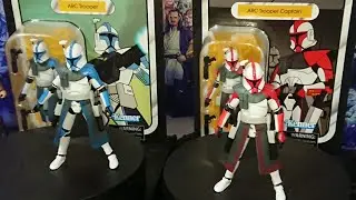 Blue Arc Trooper VC212 & Red Arc Trooper Captain VC213. Star Wars The Vintage Collection.