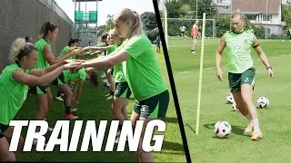 Impressionen vom Spielfeldrand! - So läuft das Training der Wölfinnen 🐺💚
