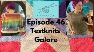 SomerKnits: Episode 46 - Testknits Galore: Daft Days Cardigan, Weekday Dress, & Stella Quilt Cushion