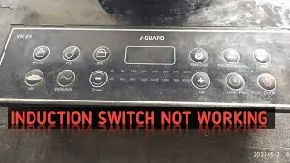 HOW TO induction cooker repair/Down switch not working/Vgurd induction/switch not working/