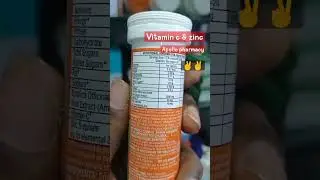 Effervescent Tablet | Apollo Pharmacy | Vitamin C and Zinc | Amla | #shorts