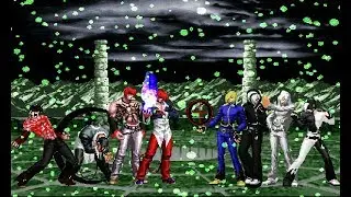 MUGEN KOF Orochi Iori Team Vs. Ash Team
