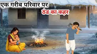 एक गरीब परिवार पर ठंड का कहर 😢 | Hindi Moral Story | Emotional Story