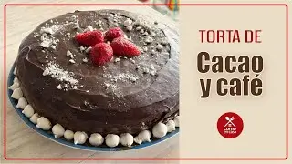 TORTA DE CACAO Y CAF&Eacute;