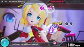 Hatsune Miku Project DIVA X Christmas Gameplay #2: Lost One's Weeping Extreme Difficulty