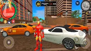 Flying Iron Rope Hero Miami Gangster city battle - Android GamePlay