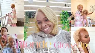Cozy Hair Day at Home 🍯 | Honey Blonde Transformation, Makeup & Full Glow-Up