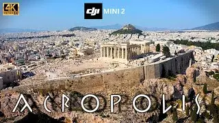 A drone over Athens: Parthenon of Acropolis | Dji Mini 2 drone | &Alpha;&kappa;&rho;&omicron;&pi;&omicron;&lambda;&eta; &Alpha;&theta;&eta;&nu;&alpha;