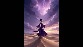 Dancing with the Storm: A Surreal Desert Ballet, video content, 2025 #arsenalai_ #desert #dance