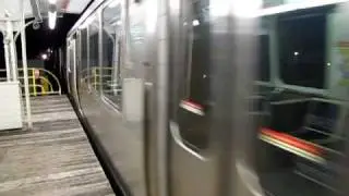 CTA Red Line train to Howard departs Jarvis station