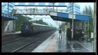 RANAKPUR EXPRESS AND SAURASHTRA EXPRESS. WCAM1 GREETS WCAM1