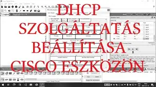 04 - DHCP szolgáltatás beállítása Cisco eszközön (Cisco Packet Tracer)