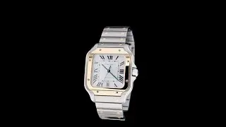 Cartier Santos 39,8mm Gold Steel W2SA0009